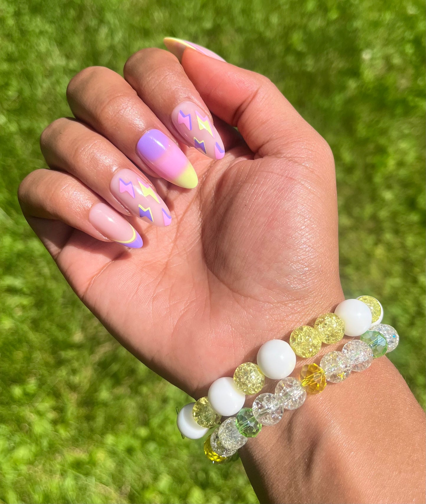 Crystal Meadow Bracelet Duo