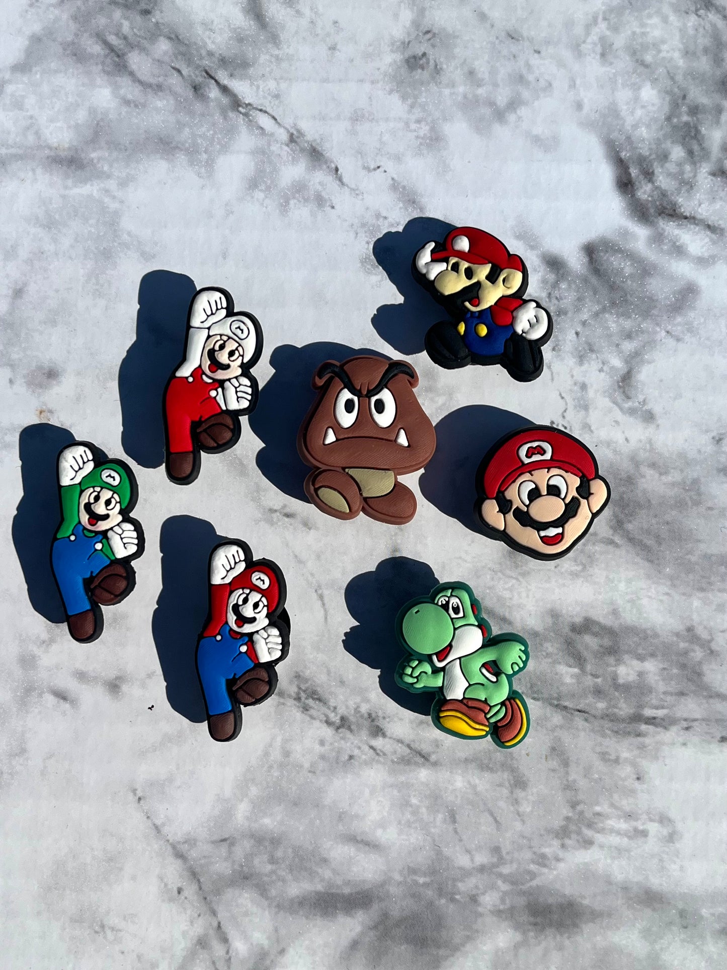 Mario Croc Charm Set